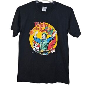 Vintage Fiddler on the Roof Jr. Gildan Ultra Blend Graphic Tee Size Small